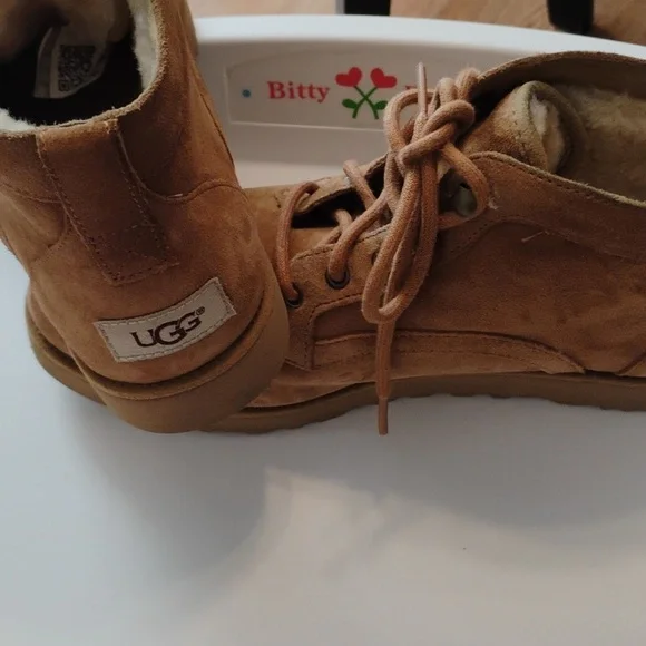 UGG Tan Ankle Boots - Picture 8 of 12